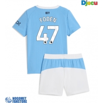 Manchester City Phil Foden #47 Domaci Dres za djecu 2025-26 Kratak Rukav (+ Kratke hlače)